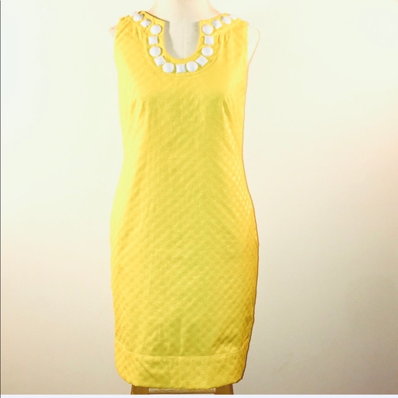 maggy london yellow dress